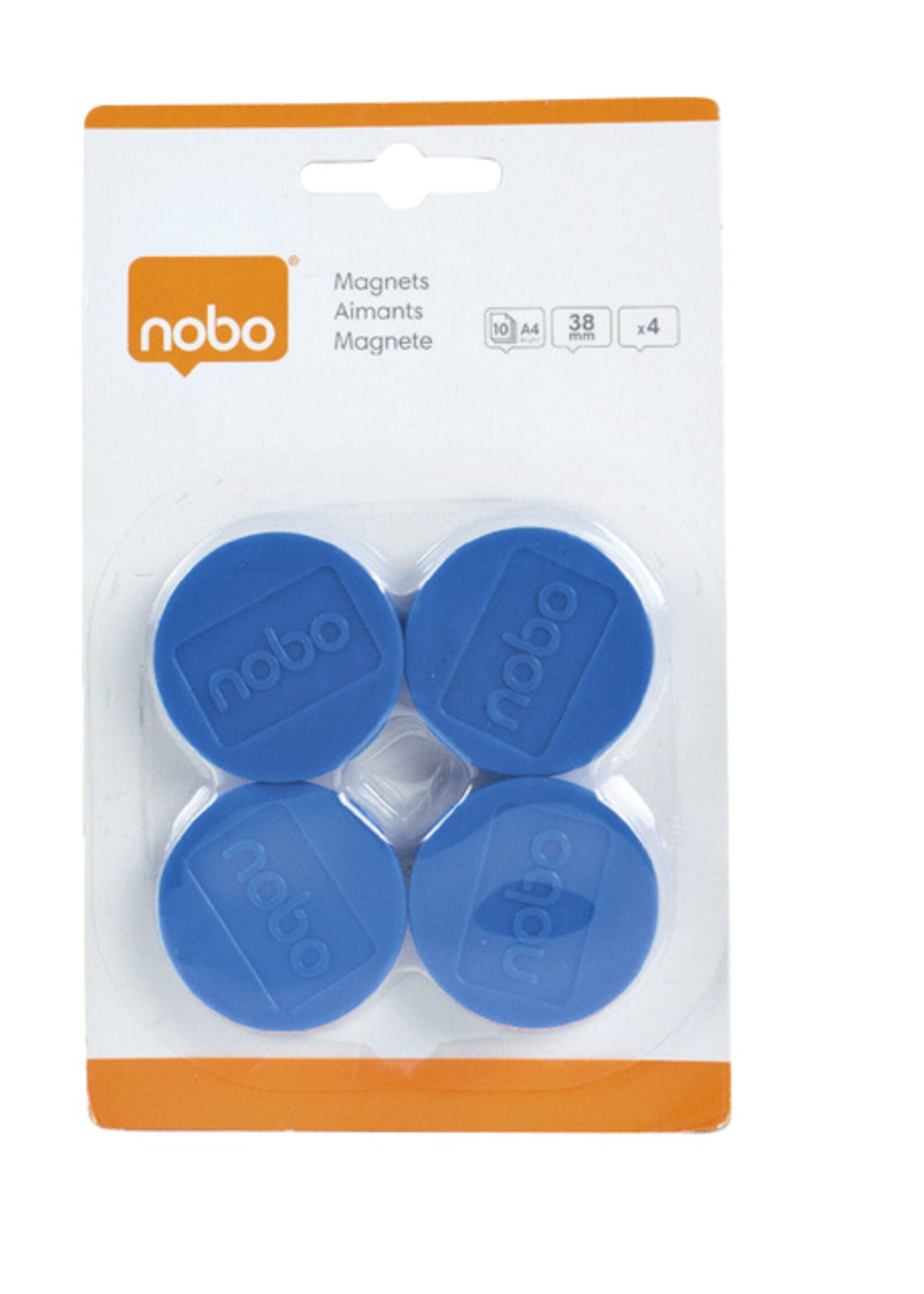 Nobo Magneet Nobo 38mm 800gr blauw