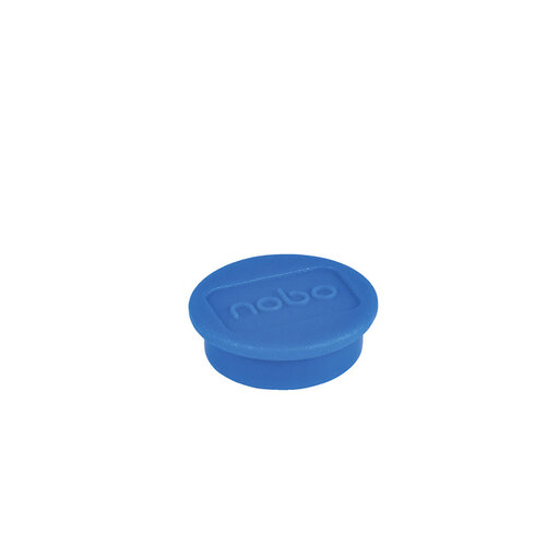 Nobo Magneet Nobo 13mm 100gr blauw 10stuks