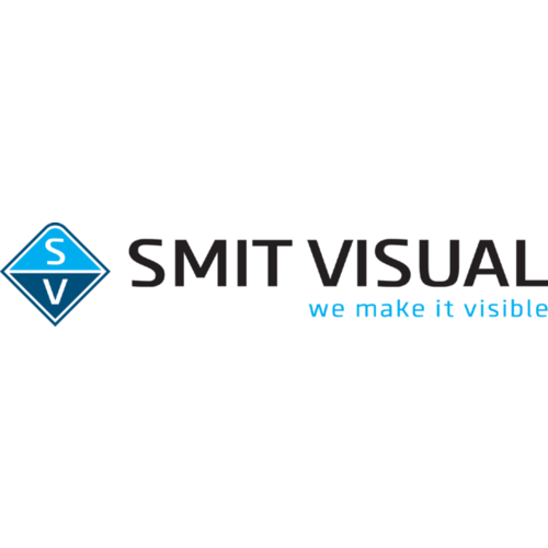 Smit Visual Magneet smiley 75mm emotie neutraal geel