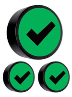 Smit Visual Magneet check 35mm groen