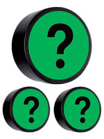 Smit Visual Aimant Impression Point d'interrogation 35mm vert