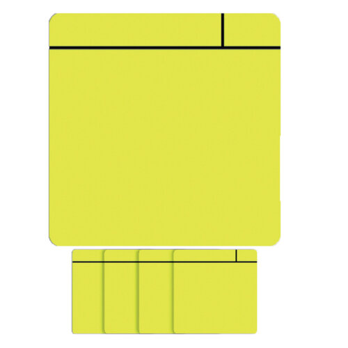 Smit Visual Aimant Scrum 7,5cmx7x5cm jaune