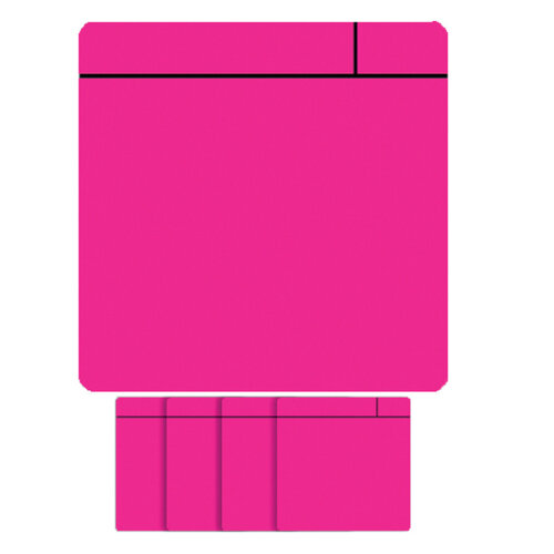 Smit Visual Magneet scrum 75x75mm roze