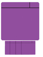 Smit Visual Aimant Scrum 7,5cmx7x5cm violet