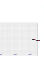 Legamaster Magic-Chart Legamaster flipchart XL 90x120cm wit met ruit