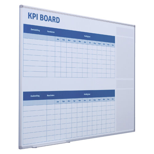 Smit Visual Kpi bord + starterkit visual management 90x120cm