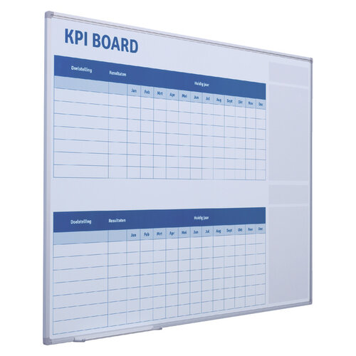 Smit Visual Tableau KPI + kit starter Visual Management 90x120cm