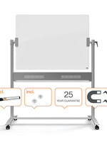 Nobo Tableau blanc pivotant Nobo Diamond 90x120cm