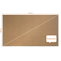 Nobo Prikbord Nobo Impression Pro Widescreen 69x122cm kurk