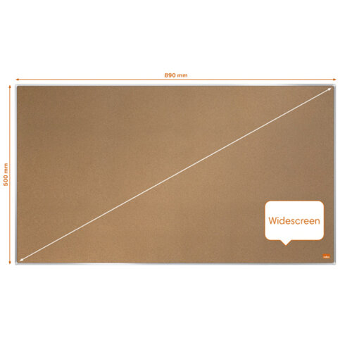 Nobo Prikbord Nobo Impression Pro Widescreen 50x89cm kurk