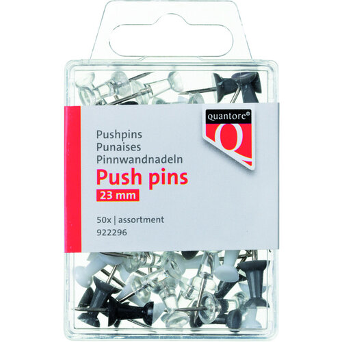 Quantore Push pins Quantore blister assorti