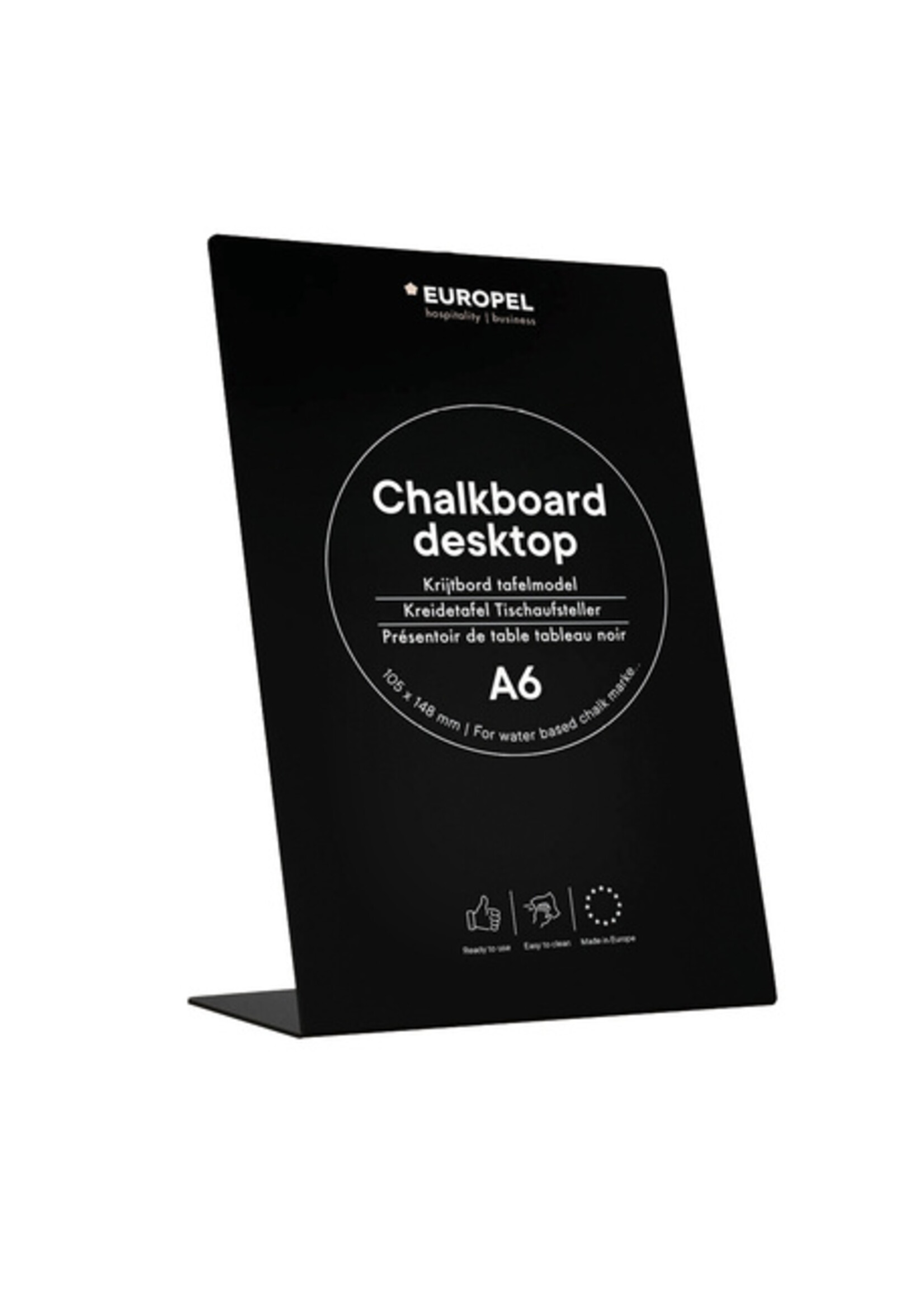 Europel Krijtbord Europel L-standaard A6