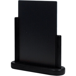 Ardoise de table Securit 23x20x6cm bois noir