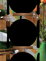 Securit Krijtbord Securit bord 10x12cm houten voet