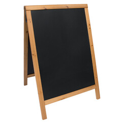 Stoepbord Securit 55x85x3cm teak hout