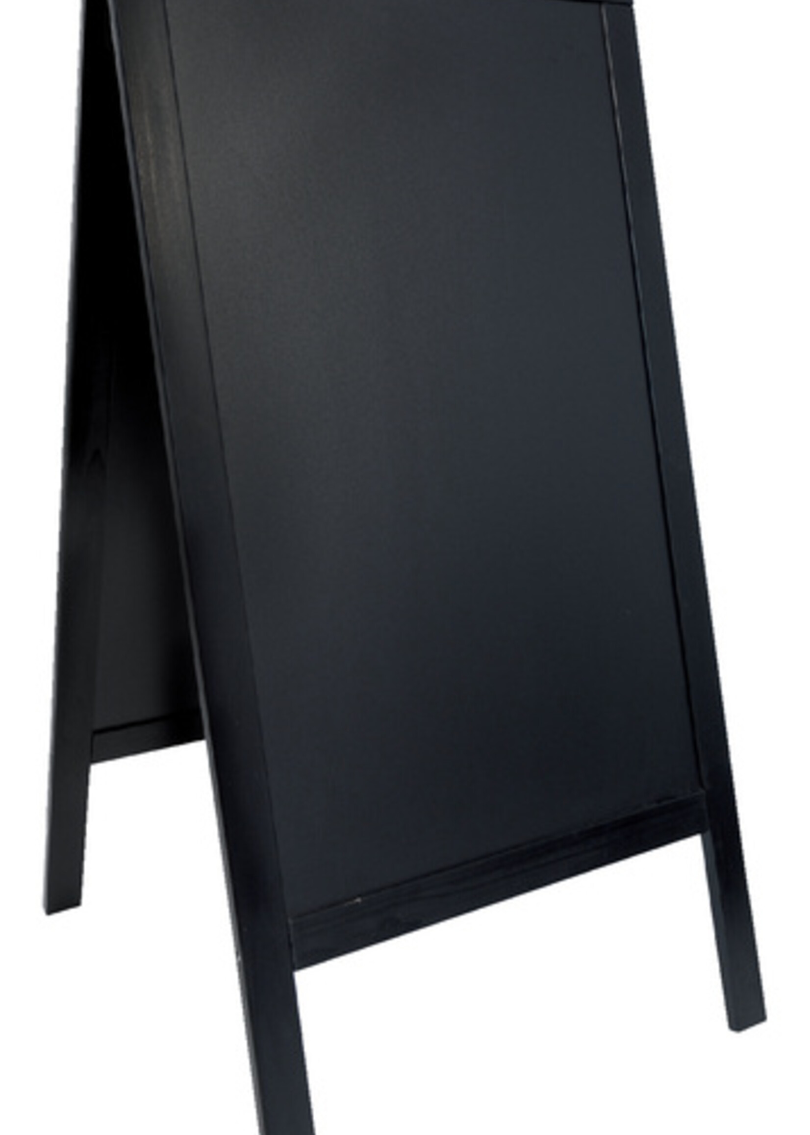 Securit Panneau trottoir Securit 70x125x4cm bois noir