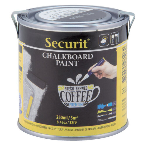 Securit Peinture ardoise Securit acryl base d'eau 250ml noir