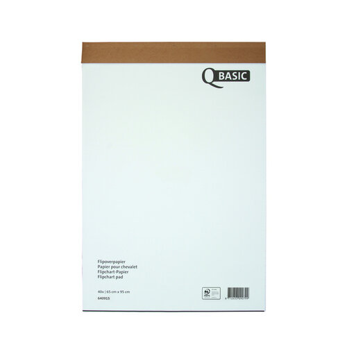 Qbasic Flipoverpapier Qbasic 65x95cm 20vel opgerold