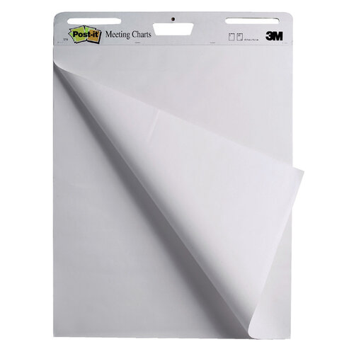 Post-it Meeting chart 3M Post-it 559 Super Sticky 635x762mm blanco 4+2 gratis