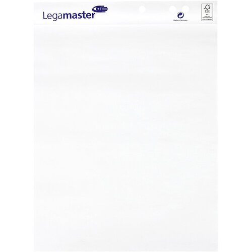 Legamaster Bloc papier pour chevalet Legamaster uni 20 feuilles 5 pièces