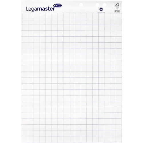 Legamaster Bloc papier pour chevalet Legamaster quadrillé 20 feuilles 5 pièces
