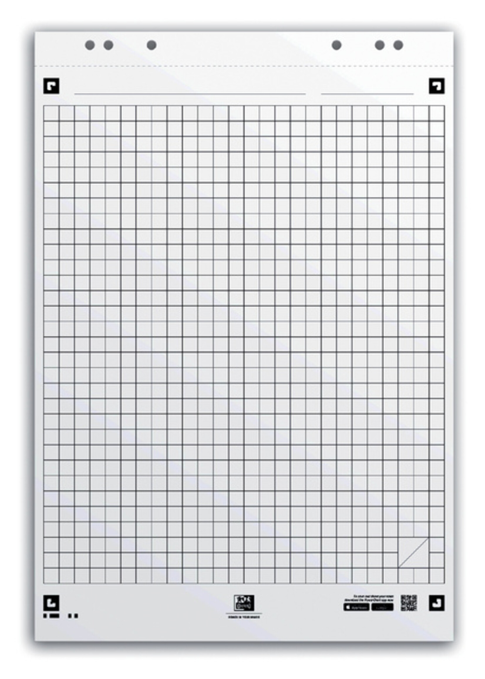 Oxford Papier chevalet de conférence Oxford Smart 65x98cm 90g 20fls ligné