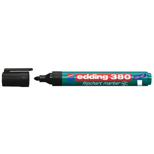 edding Viltstift edding 380 flipover rond zwart 1.5-3mm