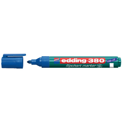 edding Viltstift edding 380 flipover rond blauw 1.5-3mm