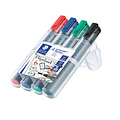 Staedtler Marqueur chevalet Staedtler 356 Ogive 2mm 4 pièces ass