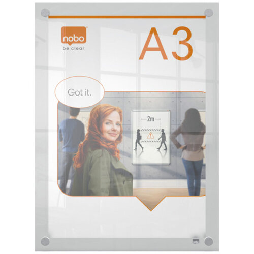 Nobo Infobord Nobo Premium Plus A3 acryl wand