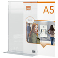 Nobo Porte-affiche Nobo Premium Plus A5 acrylique autoportant