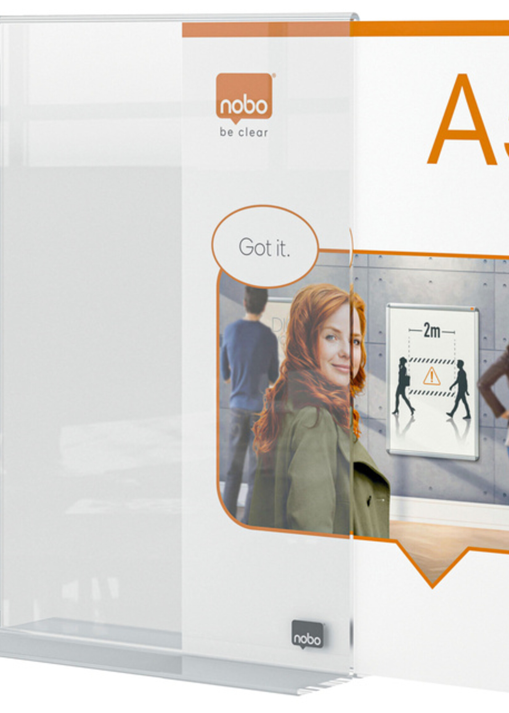 Nobo Porte-affiche Nobo Premium Plus A5 acrylique autoportant