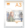 Nobo Porte-affiche Nobo Premium Plus A3 acryl mural repositionnable