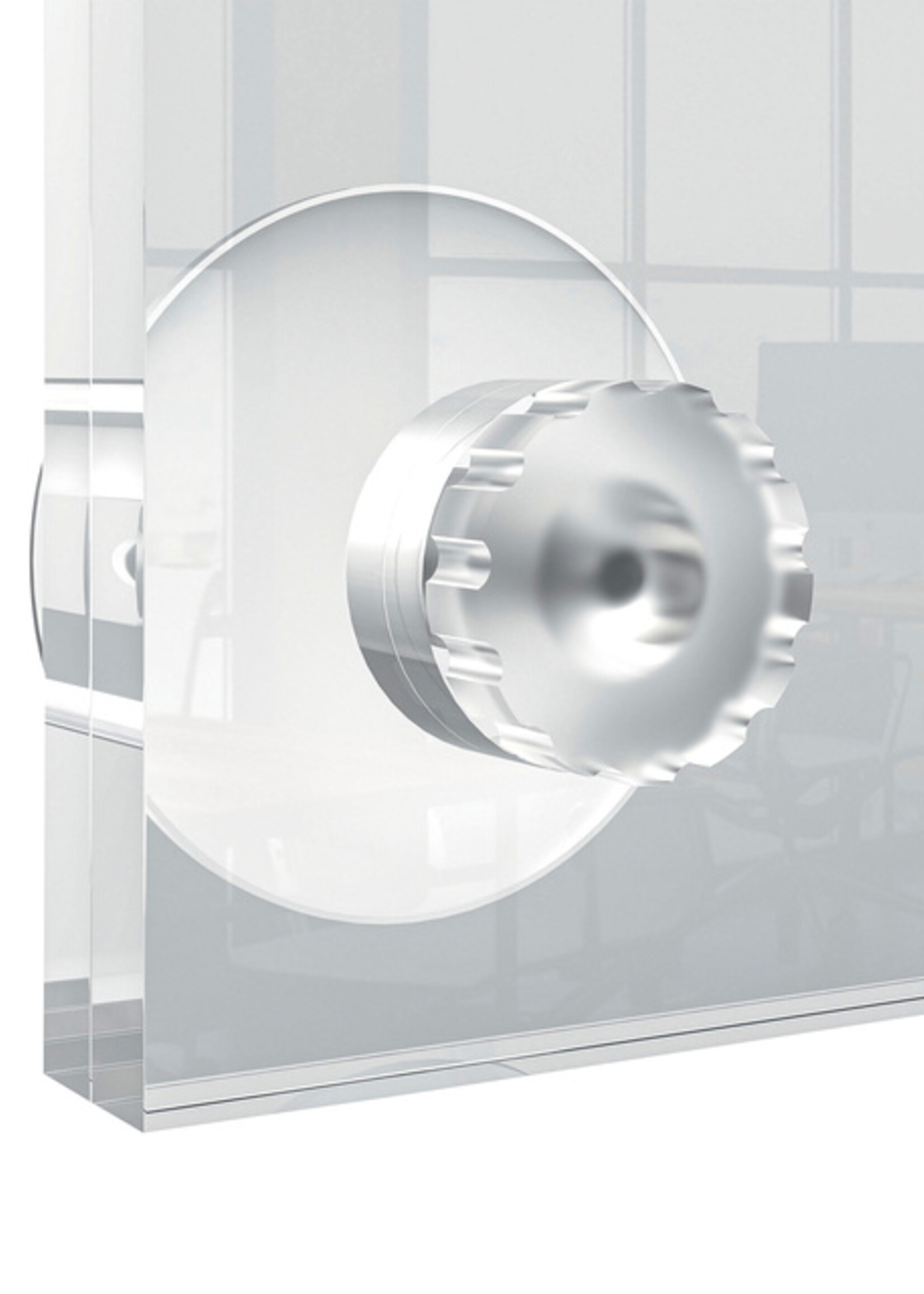 Nobo Infobord Nobo Premium Plus A3 acryl wand verplaatsbaar