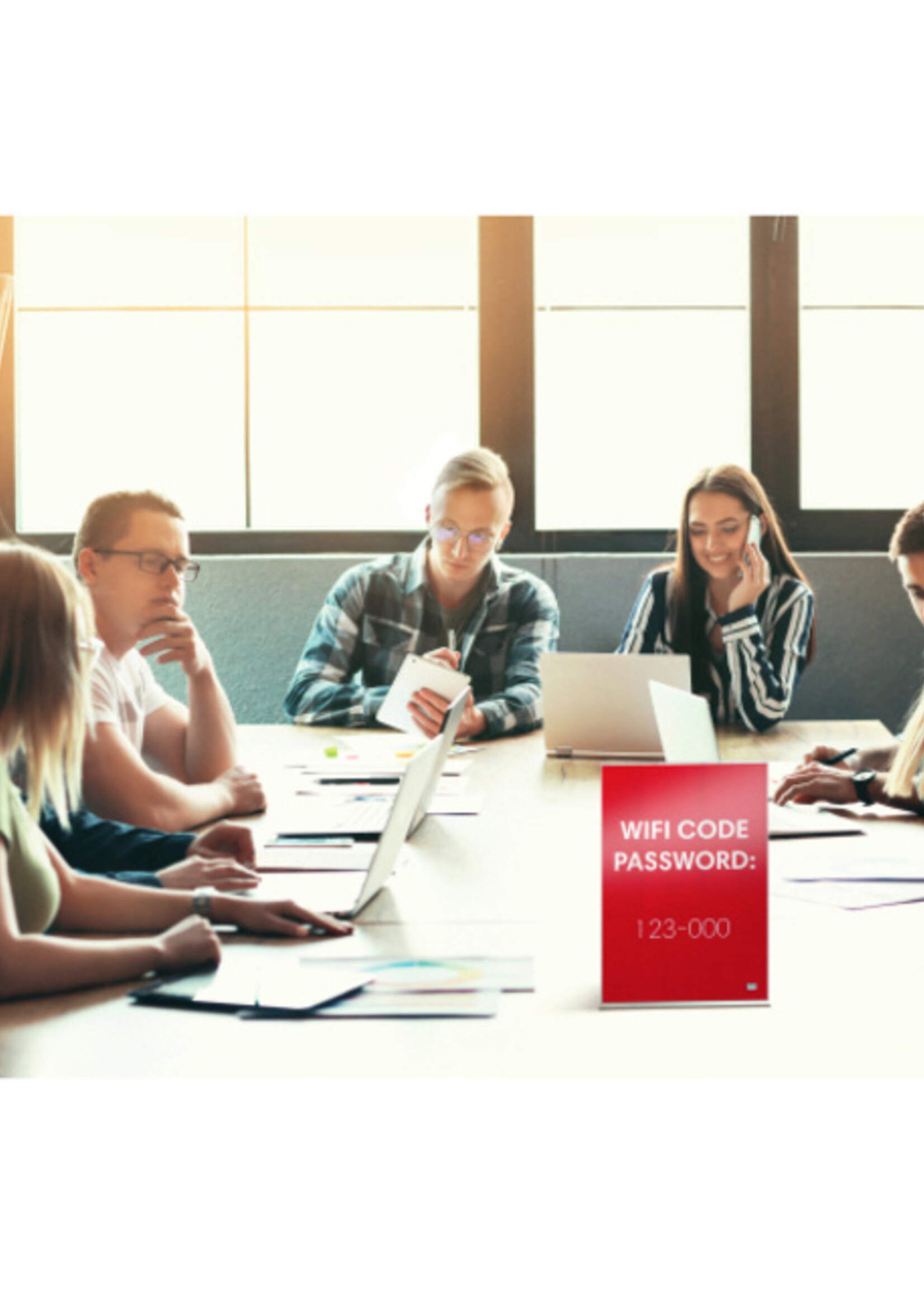 Nobo Porte-affiche Nobo Premium Plus A3 acrylique autoportant