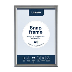 Porte-affiche clipsable Europel A3 25mm