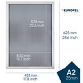 Europel Kliklijst Europel A2 25mm mat wit