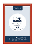 Europel Cadre clipsable Europel A3 25mm rouge