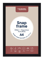Europel Kliklijst Europel A4 25mm mat zwart