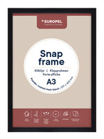 Europel Kliklijst Europel A3 25mm mat zwart