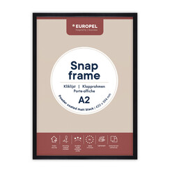 Cadre clipsable Europel A2 25mm noir mat