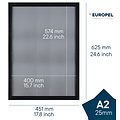Europel Cadre clipsable Europel A2 25mm noir mat