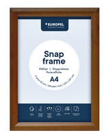 Europel Cadre clipsable Europel A4 25mm aspect bois