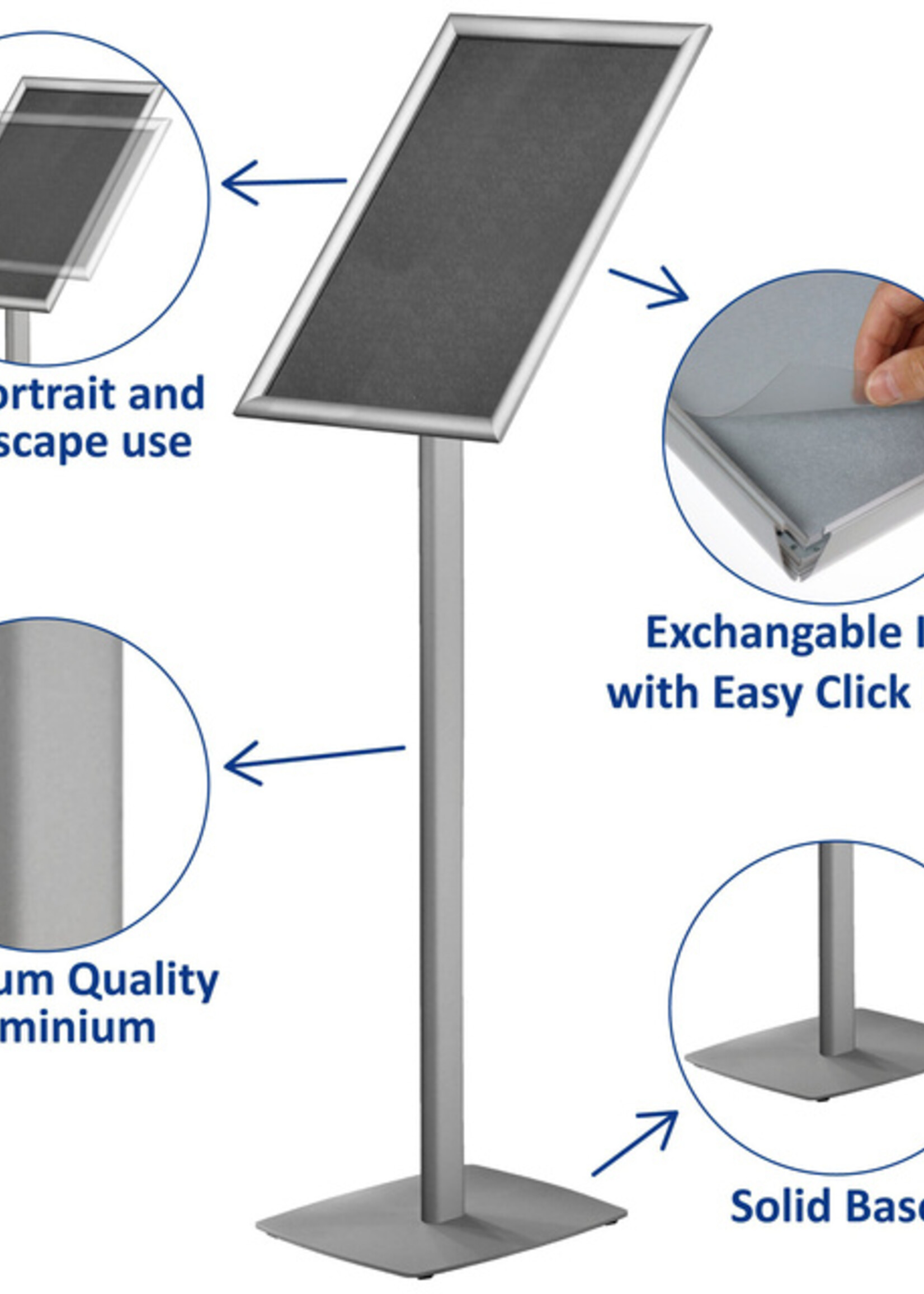Europel Support info Europel inclus cadre clipsable A3 25mm