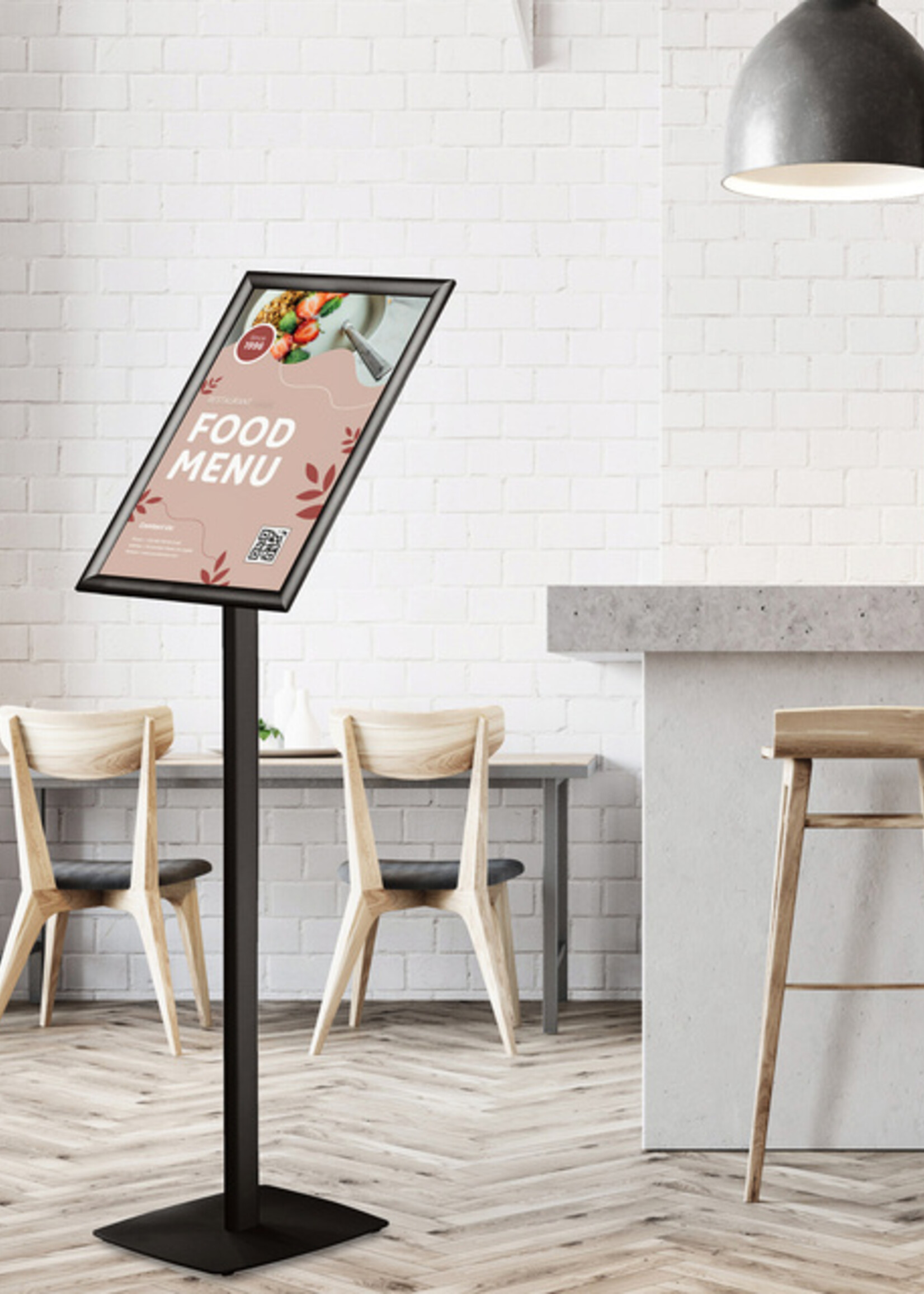 Europel Infostandaard Europel incl. A3 kliklijst zwart