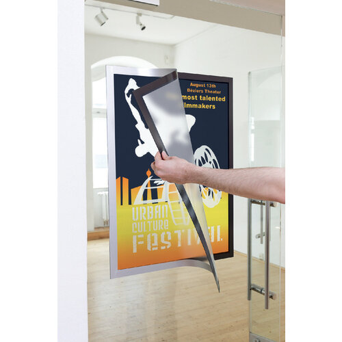 Durable Duraframe Durable poster A2 gris argenté