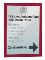 Durable Duraframe Durable 487203 A4 rouge