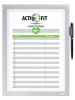 Durable Cadre Duraframe Durable 499323 Note A4 autocollant gris argenté