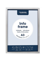 Europel Cadre info Europel autocollant A3 argent
