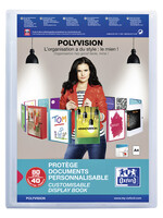 Oxford Chemise de présentation Oxford Polyvision 40-pochettes transparent